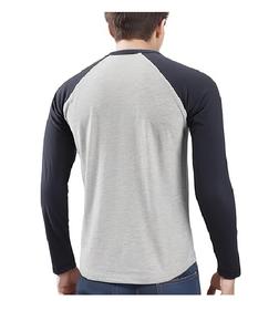 T-shirt à manches longues pour homme en coton 100% grande taille, best-seller, anti-boulochage, écologique, couleur unie, respirant, séchage rapide, jersey - Product Image 4