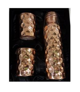 Botellas de cobre sólidas hechas a mano de buena calidad Botellas de agua de cobre para beber disponibles a un precio asequible - Product Image 2