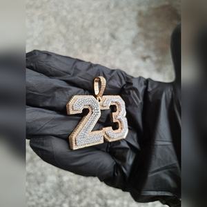 จี้เพชรโมอิสสีทอง14K CP002 VVS2 14K M เครื่องประดับอัญมณีตัดสวยงามนำเทรนด์งานปาร์ตี้ส่งออก - Product Image 4