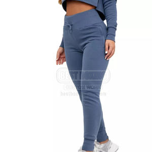Pantalones deportivos de cintura alta para correr, entrenamiento, gimnasio, Yoga, mallas de compresión suave, Cintura elástica de alta calidad, mallas de Yoga para mujer - Product Image 5