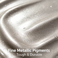 Peinture Métallisée Alkyde à Bas Prix, Revêtement Antirouille Séchage Rapide, Haute Couvrance, Résistant aux Intempéries, Qualité Industrielle, Application au Pinceau sur Métal