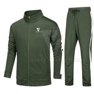 Survêtement d'hiver pour hommes 100% coton personnalisé motif solide Super qualité durable ensembles écologiques - Product Image 1