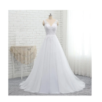 Nouvelle Arrivée Robe de Mariée de Luxe Longue en Dentelle à Imprimé Floral avec Logo Personnalisé 100% Contrôlée Qualité (QC) Grandes Tailles