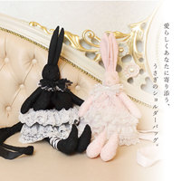 Bolso de hombro Lolita con lazo, lindo y encantador, a precio especial, disponible para pedidos de pequeños lotes.