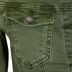 Chaquetas Vaqueras de Algodón para Mujer, Estilo Dulce, Lavado Verde, con Botones, de Alta Calidad, Fabricante Pakistaní, Venta al Por Mayor - Product Image 3