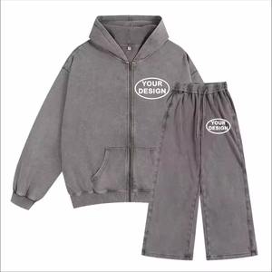 Conjunto Deportivo con Capucha Unisex Rehex Impex 2026, Estilo Urbano Retro, Personalización de Marca - Product Image 6