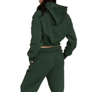 Ensemble deux pièces décontracté pour femme grande taille, style délavé, pour le sport et le fitness, avec logo, MADE BY HS 2026 - Product Image 4