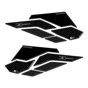 Adesivi Protettivi Laterali per Serbatoio 3D Personalizzati con Logo per Kawasaki Z650 2023-2025 - Product Image 2
