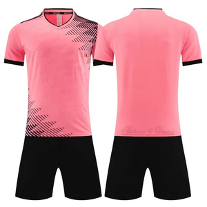 Conjunto personalizado de manga corta para niños, trajes de entrenamiento de fútbol para hombres, traje de entrenamiento para niños, camisetas de fútbol para niños y adultos - Product Image 1