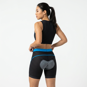 Men's <b>Cycling</b> Bib <b>Shorts</b> Black Blue 5D Gel <b>Padded</b> Breathable Quick Dry Fitted Style Men's <b>Cycling</b> Bib <b>Shorts</b> Black Blue 5D - Product Image 5