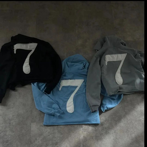 Chándal de lana de algodón 100% de moda de alta calidad personalizado para hombre y mujer 450 GSM tela transpirable Cambio rápido invierno - Product Image 2