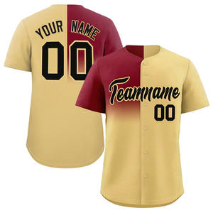 Maillot de baseball personnalisé de haute qualité Chemises de club de softball avec design de mode Respirant Casual Sublimation Plus Size Options - Product Image 5