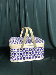 Contenedor de bambú de alta calidad Cesta de bambú natural Cesta decorativa Accesorios y artesanía de moda en Vietnam - Product Image 2