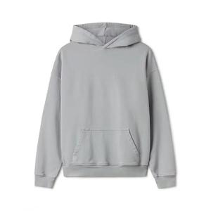 Sudadera de talla grande para hombre, sudaderas con capucha, Jersey, sudaderas con capucha de lana, sudaderas con capucha en blanco de gran tamaño, logotipo personalizado básico, mezcla de algodón - Product Image 2
