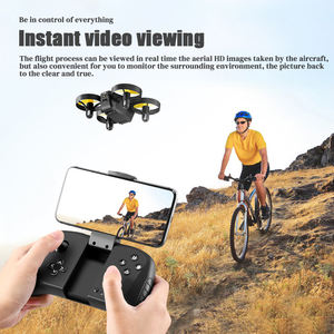 Pesawat RC 4-Axis S15H 2.4Ghz Remote Control Mainan Anak Fungsi Satu-Klik Mini Drone Lipat Mainan RC Hobi Terbang Anak Hadiah - Product Image 4