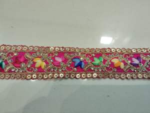 Lentejuelas Encaje Trim Thread Lace Border Ofertas en venta al por mayor - Product Image 2