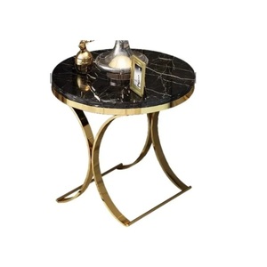 Mesa de centro de metal de diseño hecho a mano con tapa de mármol, el más nuevo diseño para muebles de dormitorio, mesa de centro interior - Product Image 2