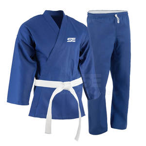 ชุดคาราเต้คุณภาพสูงสำหรับมืออาชีพ ผ้าฝ้าย 100% ระบายอากาศได้ดี แห้งเร็ว สำหรับผู้ชาย วัยผู้ใหญ่ ชุดฝึกศิลปะการต่อสู้ - Product Image 1