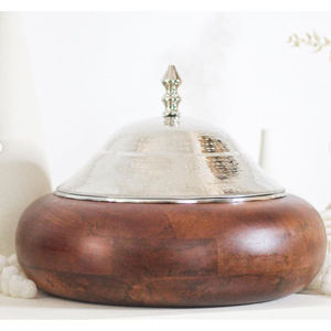 Nouvel arrivage Plat à cocotte classique au design handi Réchauffeur de buffet Présentoir pour desserts Plat de service à bas prix - Product Image 4