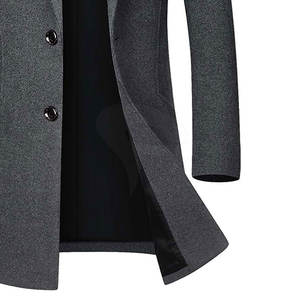 เสื้อโค้ทเทรนช์แฟชั่นทันสมัย ผ้าระบายอากาศได้ดี เหมาะสำหรับฤดูใบไม้ผลิและฤดูใบไม้ร่วง - Product Image 5