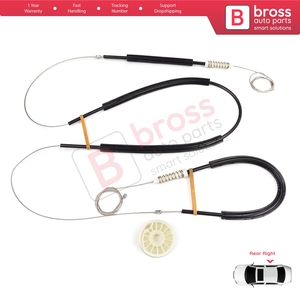 Kit de réparation de lève-vitre électrique arrière droit BWR5165 pour Q7 MK1 4L 4LB 2006-2015 SUV 5 portes 4L0839462 - Product Image 2