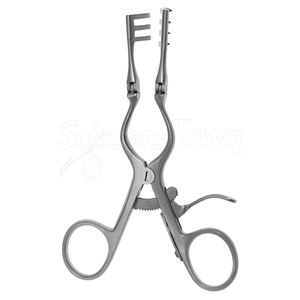 Sharp Prong Retractor Instrumento quirúrgico 4x4 de acero inoxidable de 12 pulgadas para cirugías generales y de columna - Product Image 1