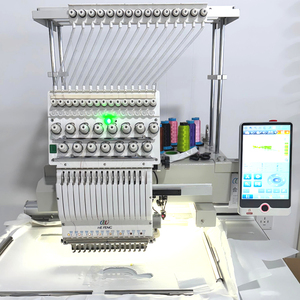 เครื่องปักคอมพิวเตอร์ Hefeng แบบหัวเดียว 15 เข็ม สำหรับปักหมวก เสื้อยืด งานปักแบบเรียบ เหมาะสำหรับธุรกิจขนาดเล็ก - Product Image 1