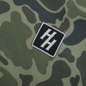 Sweat-shirts pour hommes de luxe personnalisés, vintage, avec impression de feuilles, effet délavé, en gros - Product Image 6