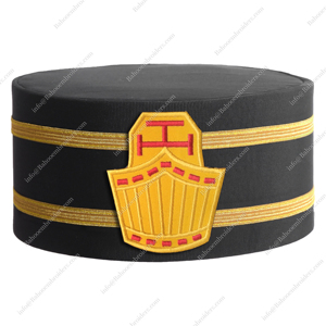 MASONIC REGALIA ROYAL ARCH PAST HIGH PRIEST CHAPITER CROWN CAP - MASONIC REGALIA CAP - Product Image 3