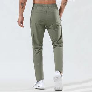 Pantalones de chándal holgados sencillos de nueve puntos a la moda informal de verano para hombre al por mayor, pantalones deportivos para correr, pantalones de gimnasio - Product Image 3