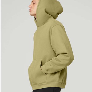 Pull à capuche EverSoft en polaire pour hommes 70% coton 30% polyester poche kangourou coupe ample motif imprimé ODM approvisionnement - Product Image 2