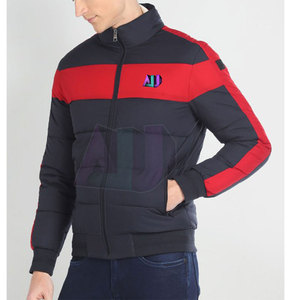 Chaqueta de Invierno Acolchada para Hombre, Cómoda para Uso en Exteriores, Ropa de Moda Más Vendida, Logotipo Frontal, Transpirable, Resistente al Viento, Nailon/Poliéster - Product Image 1