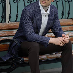 Manteau long pour homme, vêtement d'extérieur classique formel, manteau long pour homme, manteau d'hiver en laine mélangée sur mesure, manteau long pour homme - Product Image 5