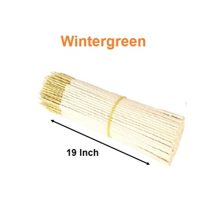 Varillas de incienso de 19 pulgadas, varitas de incienso naturales Wintergreen más vendidas, suministro a granel (blanco) - Product Image 1