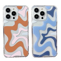 Coque de téléphone avec logo personnalisé en gros pour iPhone Coque transparente en TPU souple antichoc