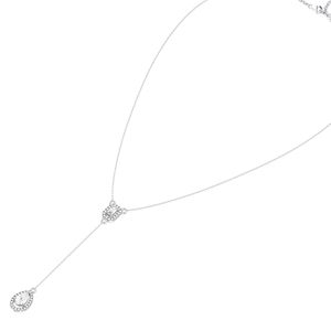 Reyes sparking 14K 18K 22K 1.3ทองคำขาวกะรัต Moissanite เครื่องประดับดีสำหรับผู้หญิงของขวัญวันครบรอบแต่งงาน - Product Image 3