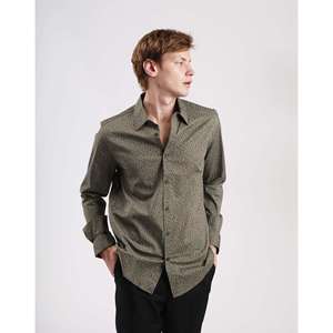 Camicia fantasia da uomo Slim Fit a maniche lunghe - Product Image 3