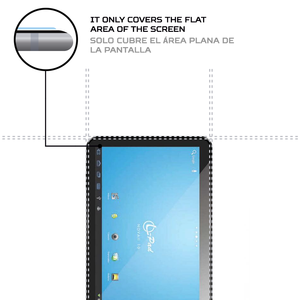 ตัวป้องกันหน้าจอ ANTISHOCK สำหรับแท็บเล็ต Leotec L-Pad Nova II 101 ฝาครอบระดับพรีเมียมเพื่อการปกป้องที่เพิ่มขึ้น - Product Image 4