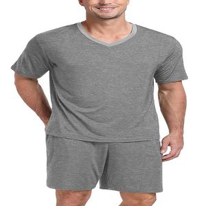 High Quality Mens Short Sets 2 Piece <b>Outfits</b> Fashion Summer Casual Shirt and Shorts Set Casual Street Wear Men's Set Breathable - Product Image 1