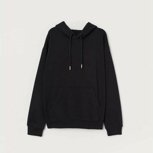 Sweat à capuche unisexe de luxe anti-rides Sweat-shirt en polaire épaisse de haute qualité Doublure d'hiver Motif solide tricoté pour hommes de grande taille - Product Image 6