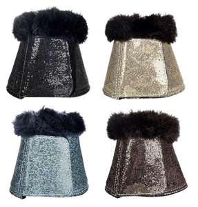 Low OEM Equestrian Horse-Riding Glitter Bell Boots Customizable All Colors Wholesale Western Style Horse Boots - Product Image 6