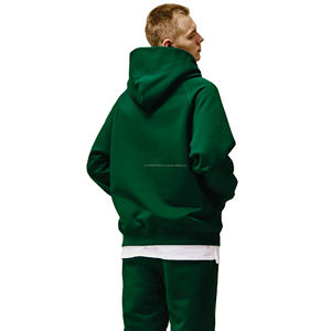 Tracksuit Unisex 100% Cotton 400Gsm Jogging Sweat Suit Baggy Tracksuit Custom logo Casual Hoodies sweatshirt - Product Image 6