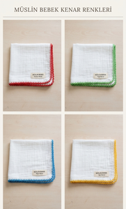 ROSEHANCOLLECTION Paños de Muselina Blancos de 25x25cm/30*30cm, 100% Algodón, Ecológicos, Reutilizables, Suaves, para la Cara del Bebé - Product Image 4