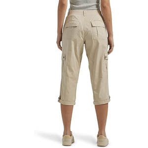 Pantalon cargo personnalisé OEM pour femmes avec logo imprimé tissu durable en coton pantalon utilitaire pour femmes streetwear confortable - Product Image 3