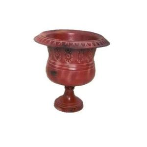 Metal Decorative <b>Garden</b> Planter With Red Color Powder Coating Finishing Round Shape Simple Design for <b>Garden</b> Decoration - Product Image 1