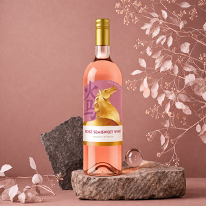 Fire Horse - Vino Rosato Semidolce |   Garnacha e Tempranillo 11% ABV 750ml |   Vino Rosato Spagnolo - Product Image 3