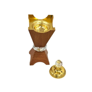 Quemador de incienso Bakhoor de Metal dorado de primera calidad, para el hogar Decoración de mesa, soporte de incienso, difusor de aromaterapia para el hogar y la Oficina - Product Image 3