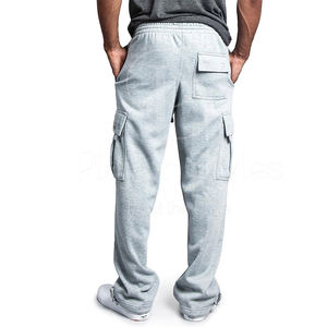 Pantalones de Felpa Francesa Personalizados para Hombre, de Algodón/Poliéster, Ligeros, Casuales, Deportivos, de Cintura Media, Rectos, Lisos - Product Image 4