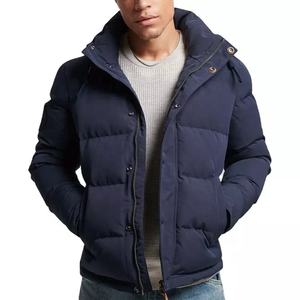 Doudoune à bulles pour homme, vente en gros, manteau rembourré, fermeture éclair, hiver, personnalisé - Product Image 1