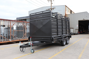 new Livestock <b>Trailer</b> with Gear and Motor Components for Tractor for Sale - Product Image 2
